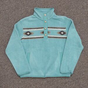 Cruel Girl Girls' Polar Fleece Pullover - Turquoise